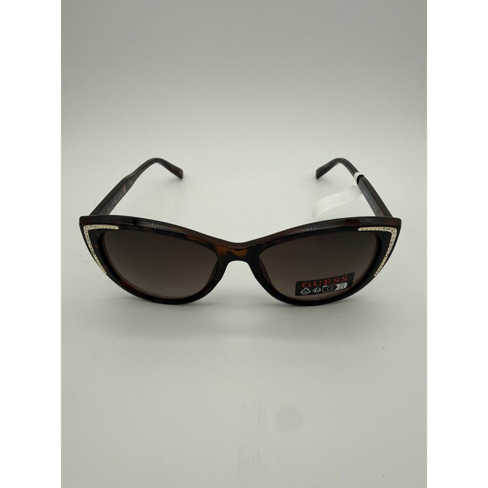GUESS GO00006/S 52F 56-16-150*3 Sunglasses Tortoise Frame Brown Lens Bedazzled